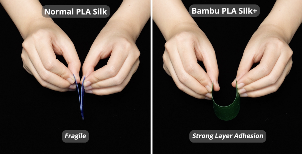 Фото Пластик для 3D принтер PLA Silk+ от Bambu Lab 4